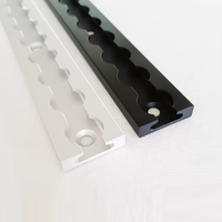 Profilé en aluminium série 6000 à fente en U, couleur personnalisée, à prix réduit, pour système de fixation de cargaison, rail L en aluminium pour avion
