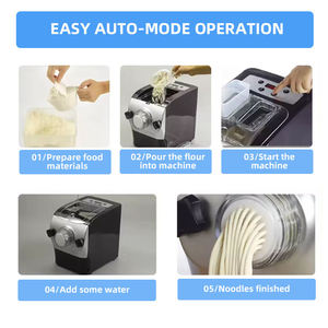 Hộ Gia Đình Điện tươi tự động nhỏ Macaroni đùn nhà sản xuất mì ống mì làm cho máy xử lý - Product Image 3