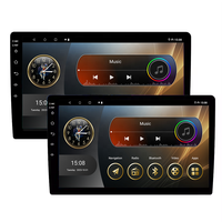Radio Portátil de 9 Pulgadas Android Carplay con Reproductor de DVD GPS DVR Navegación para Tablero Pantalla de Coche Estéreo MP5 Automático 4+64GB Navegación 2Din