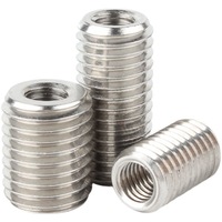 Internal External Thread Insert Nut Stainless Steel Thread Conversion Reducer M3 M4 M5 M6 Threaded Sleeve Insert