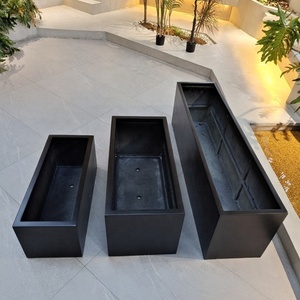 Macetas y Jardineras Rectangulares de Fibra de Vidrio Personalizadas de Fábrica Directa de China, Macetas de Fibra de Vidrio FRP Ligeras y Grandes - Product Image 3