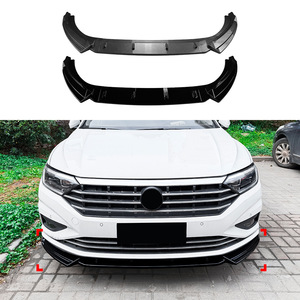 Divisor de parachoques delantero Amp-Z con textura de fibra de carbono y acabado mate para Volkswagen Sagitar Jetta Mk7 2019-22, kit de carrocería - Product Image 1