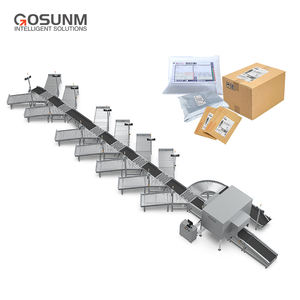 गोथम H230180-1 ओएम ओडम 6-पक्षीय बारकोड स्कैनर पार्सल स्कैन मशीन टच स्क्रीन कन्वेयर स्केल सिस्टम - Product Image 1