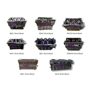 מנוע 4bg1 4d95 4d102 4hk1 4jg1 4tnv94 6bg1 6d16 בלוק קצר מחפר חלקים עבור isuzu <span class=keywords><strong>komatsu</strong></span> yanmar kobelco היונדאי - Product Image 2