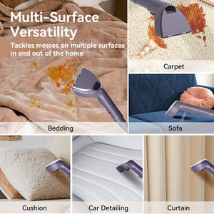 Aspirateur portatif de tache de vapeur de réservoir détachable en plastique de ménage pour des tapis et des sofas - Product Image 6