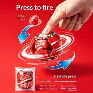 Regalos Promocionales Transfronterizos: Fidget Spinner de Plástico Transformable Tipo Cola, Bola Antiestrés de Empujar y Girar - Product Image 3