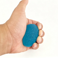 Pelota de Silicona con Forma de Huevo para Ejercicios de Manos, Pelota de Compresión para Entrenamiento de Fuerza de Dedos y Rehabilitación