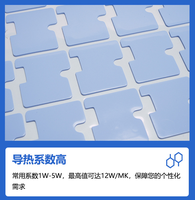 14.8W High Thermal Conductivity High Temperature Insulation Sheet-100x100mm Panel Mounting GPU/CPU Heat Sink LED Heat