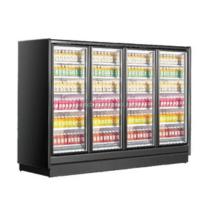 Grands refroidisseurs de boissons, congélateurs pour aliments, fruits, bière, réfrigérateur, congélateur, refroidisseur de bouteilles à 5 portes vitrées pour <span class=keywords><strong>supermarché</strong></span> - Product Image 5