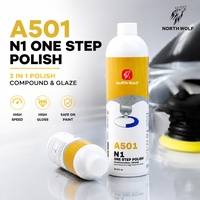 A501 Pâte à polir automobile professionnelle 3-en-1 en plastique pour correction des défauts de peinture et detailing automobile