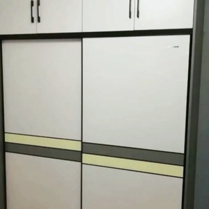Modern Adjustable Eco-Friendly Bedroom Furniture Set with Mobile Door <b>Wardrobe</b> for Hotel & Villa Use - Product Image 5