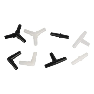 Raccord en plastique pour tuyau d'aquarium de 4 mm, type Y, trois voies, coude droit, accessoires d'oxygénation pour aquarium - Product Image 4
