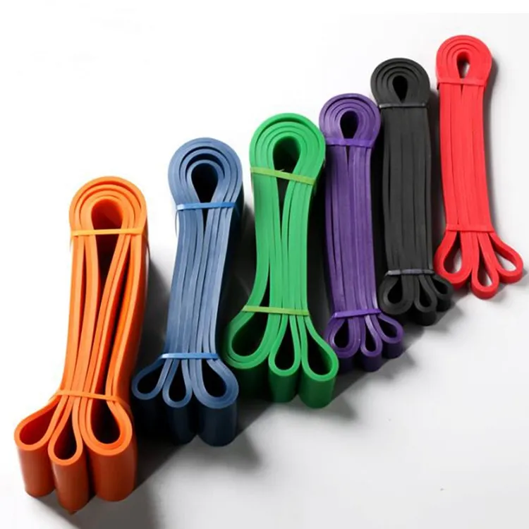 Цветные латексные ленты для фитнеса, ремешок для упражнений, петли, эластичные ленты для подтягивания