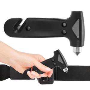 Marteau de sécurité 3 en 1 pour voiture Fenêtre cassée avec lumière Marteau de survie avec coupe ceinture de sécurité Outils d'évasion automobile - Product Image 5