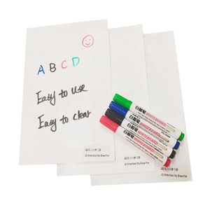 Película de pizarra blanca reescribible de tela de plástico de PVC brillante, <span class=keywords><strong>adhesivo</strong></span> extraíble, superficie mate, Entrenamiento Educativo, Banner flexible, <span class=keywords><strong>vinilo</strong></span> PET - Product Image 2