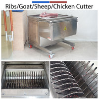 Mesin Pemotong Daging Segar dan Tulang Semi-Otomatis Kapasitas Tinggi dari Baja Anti Karat untuk Daging Ayam, Tulang Iga, Kambing, Domba 380V