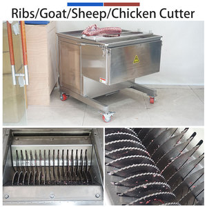 Commercial Fresh <b>Meat</b> with Bone Cubes Cutting Machine Chicken Ribs Goat <b>Sheep</b> Mutton Cutter Machine - Product Image 2