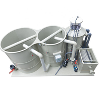 Système d'aquaculture recirculante RAS pour l'élevage de poissons en intérieur, aquaculture haute densité, filtration intégrée tout-en-un pour le tilapia