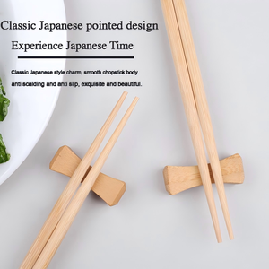 Produits Tendances 2026 Nouveautés Baguettes Pointues en Bambou Style Japonais Vaisselle Jetable Personnalisable avec Logo - Product Image 2
