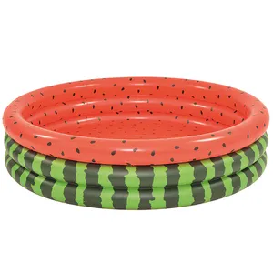 New design 3 rings donut swimming pool flamingo swimming pool watermelon design Inflatable Swimming Pool for kids