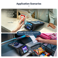 Z108P ZCS Cámara de 5MP con Reconocimiento de Venas de la Palma de la Mano, Máquina de Control de Asistencia, Android 14.0, Pago NFC para Obras de Construcción