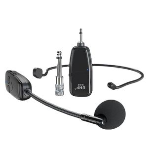 Micrófono <span class=keywords><strong>U12A</strong></span> al por Mayor, Sistema de Micrófonos Inalámbricos UHF Portátiles con Auriculares, Micrófono Inalámbrico para Enseñanza y Venta - Product Image 1