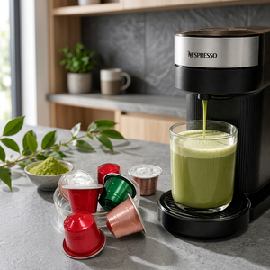 Cápsulas de Matcha Orgánico OEM ODM Compatibles con Nespresso, Admite Marca Privada, Empaque y Marca Personalizados, Venta al Por Mayor - Product Image 1
