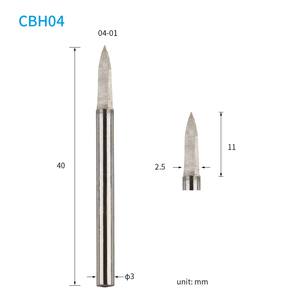 Siêu sắc nét chế biến gỗ điêu khắc bit HSS gỗ khắc bit vật liệu thép tốc độ cao - Product Image 3