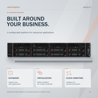 Server Rak Dual Socket Lenovo WenTian WR5220 G3 2U yang Mendukung Prosesor Intel Xeon Scalable Generasi ke-4 atau ke-5