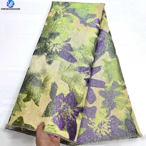 Tessuto <span class=keywords><strong>in</strong></span> Pizzo Jacquard Broccato 100% <span class=keywords><strong>Cotone</strong></span> con Ricami, Design Africano Tradizionale, Ecologico, per <span class=keywords><strong>Abiti</strong></span> <span class=keywords><strong>da</strong></span> Festa e <span class=keywords><strong>da</strong></span> <span class=keywords><strong>Sposa</strong></span> - Product Image 4