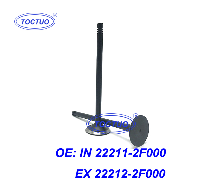 High Quality Engine Valve OE 22211-2F000 for Hyundai D4HB