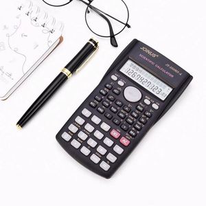 Calculatrice scientifique solaire en plastique, double alimentation, affichage 12 chiffres, multifonctionnelle, texte et images, multilingue pour les examens - Product Image 3