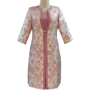 काले महिलाओं के लिए 2022 सस्ते चर्च के कपड़े 2 टुकड़े स्कर्ट सेट सुंदर दुल्हन औपचारिक महिला सूट - Product Image 6