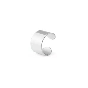 Pendientes con clip para hombre, geométricos, de acero de titanio, color negro, dorado y plateado, estilo callejero sencillo, joyería de moda - Product Image 4