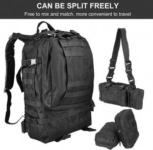กระเป๋าเป้สะพายหลังยุทธวิธี Factory Tactical Denim Nylon Tactical Backpack Molle 55L ความจุขนาดใหญ่ 4-in-1 - Product Image 2