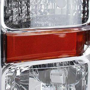 Faro Delantero Cromado para Automóvil, 7C3Z13008BA/7C3Z13008AA, para Ford F-250/ F-350/ F-450 Super <span class=keywords><strong>Duty</strong></span> 2008 2009 <span class=keywords><strong>2010</strong></span> - Product Image 4