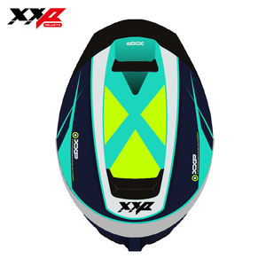 Casques de moto intégraux NEUFS avec grand spoiler, double visière, boucle à dégagement rapide, tailles S-XXL, XXP KONG HORIZON DOT ABS - Product Image 3