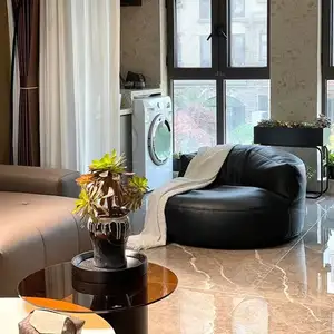 أريكة تاتامي نصف قمرية أريكة مريحة للمنزل الصغيرة على شكل شنطة وحجم مناسبة لغرفة النوم أو الشرفة أريكة دائرية