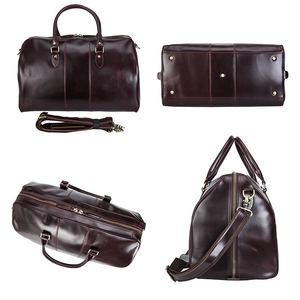 de lujo cera de aceite genuino de cuero de Fin de Semana de la noche a la mañana, bolsa de lona para las mujeres - Product Image 2