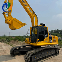 Excavatrice d'occasion de 24 tonnes PC240, état parfait, apparence d'origine, meilleur prix