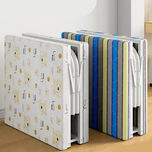 最新现代节省空间定制耐用低价野营折叠沙发床带床垫