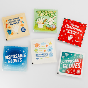 Gants transparents jetables avec emballage personnalisé pour étals de collations frites, emballage en papier, remise au client - Product Image 5