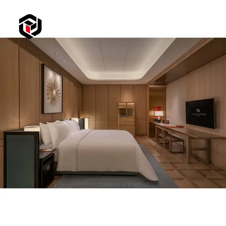 Foshan top bedroom set luxury comfortable hotel furniture package