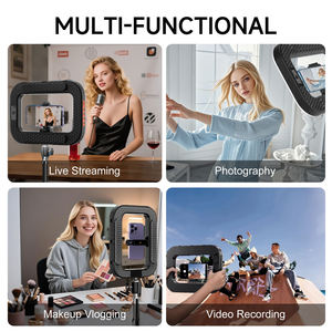 Cầm tay vòng ánh sáng, 20W Điện thoại di động có thể sạc lại có thể điều chỉnh điền vào ánh sáng với Bluetooth Tripod đứng cho hình ảnh sống streaming - Product Image 6