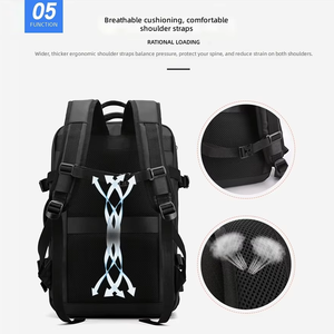 Leichter USB-Aufladbarer Herren-Reiserucksack mit Trolley-Riemen Passend für 15,6 Zoll Computer Großvolumiger Business-Laptop-Rucksack - Product Image 4