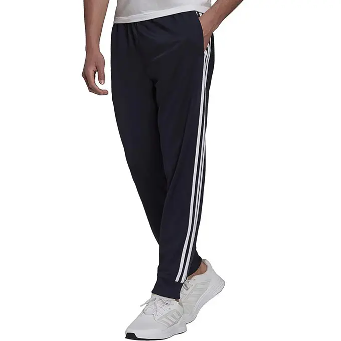 Men's High Quality Comfortable Breathable Essentials 3-Stripes Tricot Jogger Pants With Pockets For Running,Training,Climbing