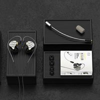 Casque filaire intra-auriculaire haute fidélité KG01 avec microphone rotatif à brancher et à tirer pour le jeu et l'écoute de musique
