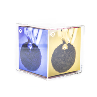 Cube de photo en plastique acrylique transparent à 6 faces pour l'affichage de photos cadre photo en acrylique en gros boîte de cube de bricolage pour cadeau