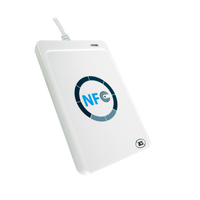 ACR122U NFC 读写器 USB 非接触式智能卡 RFID 13.56MHz ISO14443A 协议支持 ABS，适用于 Windows 10