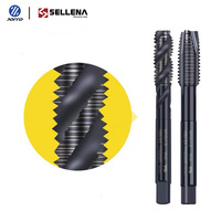 Grifo de flauta recta HSS, grifos de corte M6, grifo de tornillo en pulgadas, estándar métrico, paso fino grueso, grifo de máquina UNC para roscado de rosca
